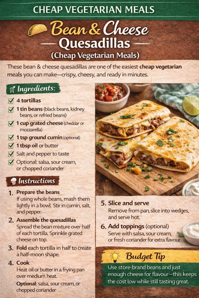 If you're looking for cheap vegetarian meals, nothing can be tastier than these